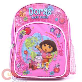 Dora The Explorer Dora & Boots School Backpack ,Toddler Bag 10in Pink