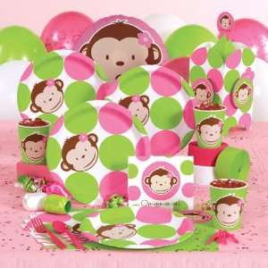  Pink Mod Monkey Party Pack Add On for 8 Toys & Games