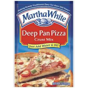 Martha White Deep Pan Pizza Crust Mix, 7.25 oz (Pack of 12)  
