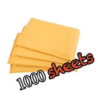 Kraft Padded Bubble Mailers #1 (7.25x11) 200 Sheets  