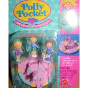   Vintage Polly Pocket Merry Go Round Pals (1993) Retired Toys & Games