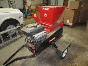 Mighty Mac Trailer Mounted Shredder Chipper Model SC183 by MacKissic 