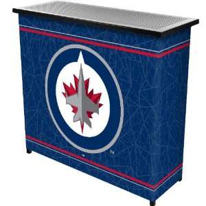    NHL Winnipeg Jets 2 Shelf Portable Bar w/ Case 
