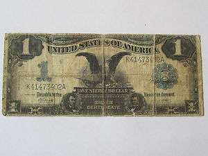 1899 $1 U.S. SILVER CERTIFICATE, Elliott & White Note  