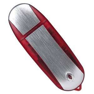  512MB USB 2.0 Portable Flash Drive (Silver/Transparent Red 