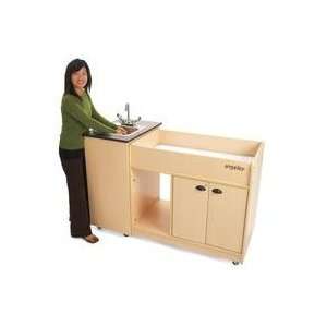 Angeles Portable Hygienic Changing Table with Stainless 