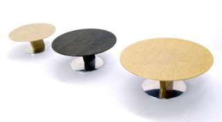 Set of 3 Mid Century Modern Round Coffee Tables Quality  