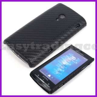 Back Cover Case Sony Ericsson Xperia X10 Carbon Fiber  