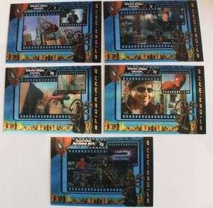 SPIDERMAN 2 COLLECTABLE 3 D TRADING CARDS SET OF (5) NEW  