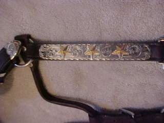 SILVER ROYAL Horse Show Halter YEARLING STAR IN GOLD  