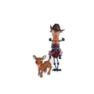  Misfit Cowboy on Ostrich with Baby Rudolph Action Figure Toys & Games
