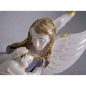   Inch Guardian Angel Figurine Statue Religious Goods