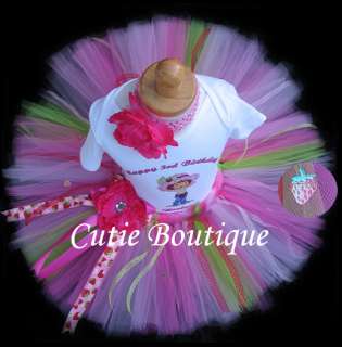 Strawberry Shortcake Outfit Set With Personalized Shirt  