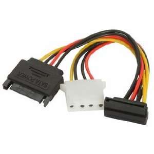   Right Angle SATA Power and 1x 4 Pin Molex (Female) Linear Y Slitter