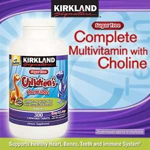   Childrens Chewable MultiVitamin, 300 Tabs 096619277063  