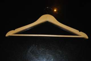 Lot Of 20 Wooden Clothes or Coat Hangers Fast &  