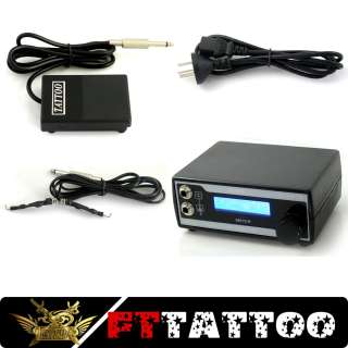 Lot of 5 Pro LED Digital Tattoo Power Supplies & Foot Pedal