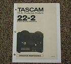 Tascam 22 2 Reel to Reel Owners Manual FREE SHIP items in American 