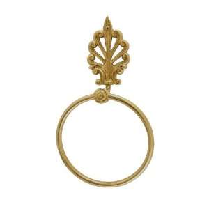   Rust European 5 3/8 Brass Towel Ring from the European Collec Home