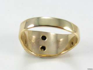 guarantee this ring to be 14k gold as tested. The ring is in good 