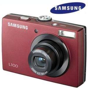  Samsung EC L100ZRBA/US L100 RED DIG CAM 8.1MP 3X OPT 2.5IN 