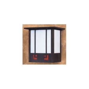   BZ State Street 1 Light Outdoor Wall Light in Bronze with Cream glass