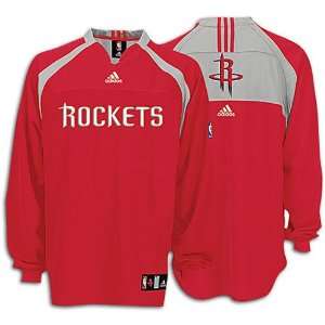    Rockets adidas Mens Long Sleeve Shooting Shirt