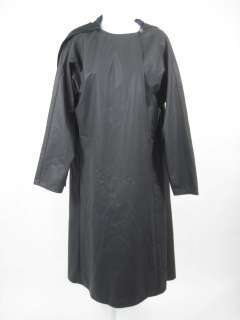 NWT YEOHLEE Black Micro Hooded Trench Coat Sz Lg $750  