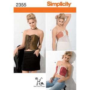  Simplicity 2355 Sew Pattern MISSES CORSET Size 14 20 