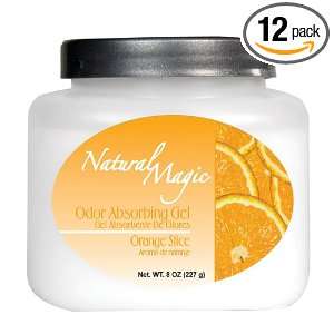  Natural Magic Odor Absorbing Gel, Orange Slize, 8 Ounces 