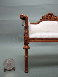 Miniature couch for barbie or 16 scale doll  