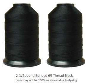 Bonded 69,Walking Foot,Upholstery Thread 2 1/2lb.Black  