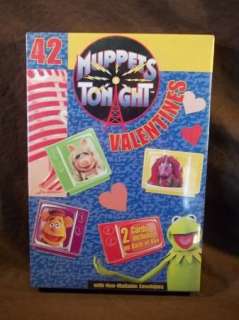   NEW RARE 42 MUPPETS TONIGHT VALENTINES DAY CARDS NEW IN BOX  