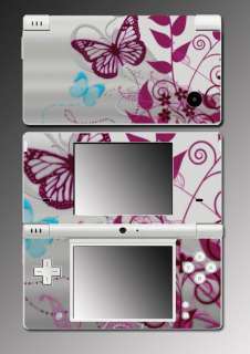 Butterfly Flowers Art Game SKIN #55 for Nintendo DSi  