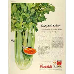   Soups Vegetable Canned Foods   Original Print Ad