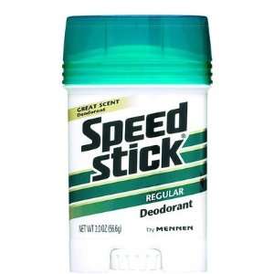  Mennen Speed Stick Deodorant  Regular 2 oz, 3 ct (Quantity 