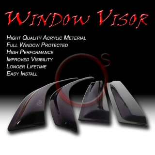 TOYOTA CAMRY 07 09 Window Vent Shade Acrylic Visors  