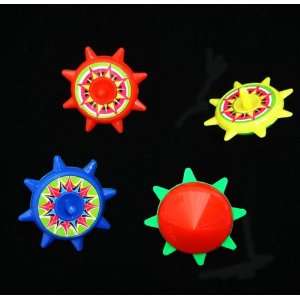 Star Spin Tops Assorted Colors 12 pc [Toy] Everything 