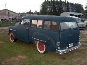 1950 Plymouth Suburban 2 door station wagon  