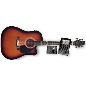  Stagg SW203CETU VS Linden AC EL Guitar Natural + Tuner 