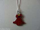 elmo sesame street 18 necklace penda nt silver plated handmade gift 