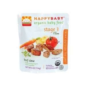  Happy Baby Beef Stew Stage 3 Baby Food (16 x 4 OZ 