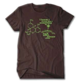 THC MOLECULE t shirt weed marijuana science chemistry  