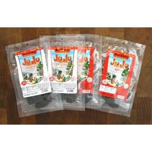 JuJu Beef Jerky Variety Health Pack 15 Original and 15 Spicy 1oz Bags