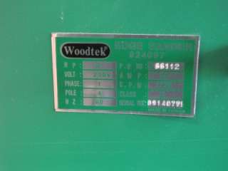 Woodtek 6 X 108 Edge Sander Model #92407 Motor   2HP 115V 1PH 20A 