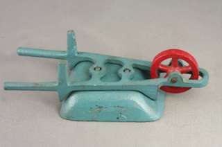 Vintage Toy Cast Iron Wheelbarrow Hamburg Band 1959  