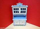 Playmobil Victorian Dollhouse Blue and White Kitchen Cabinet Retired
