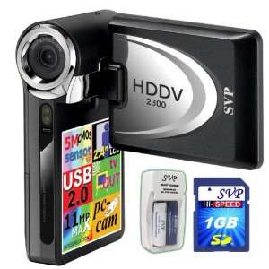  SVP HDDV 2300 Black 11MP Max 2.4 inch LCD Digital Video 