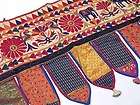 Ethnic India Embroidered House Door Topper Window Decor