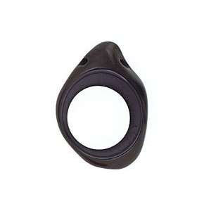  Tagua Nut Midnight Open Slice (side drilled) 33 45x24 36mm 